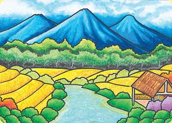  Gratis Sketsa Menggambar Gambar Pemandangan Alam 