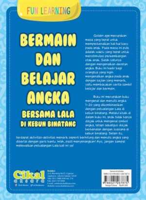 Bermain dan menulis angka bersama lala di kebun binatang