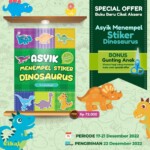 Stiker dinosaurus