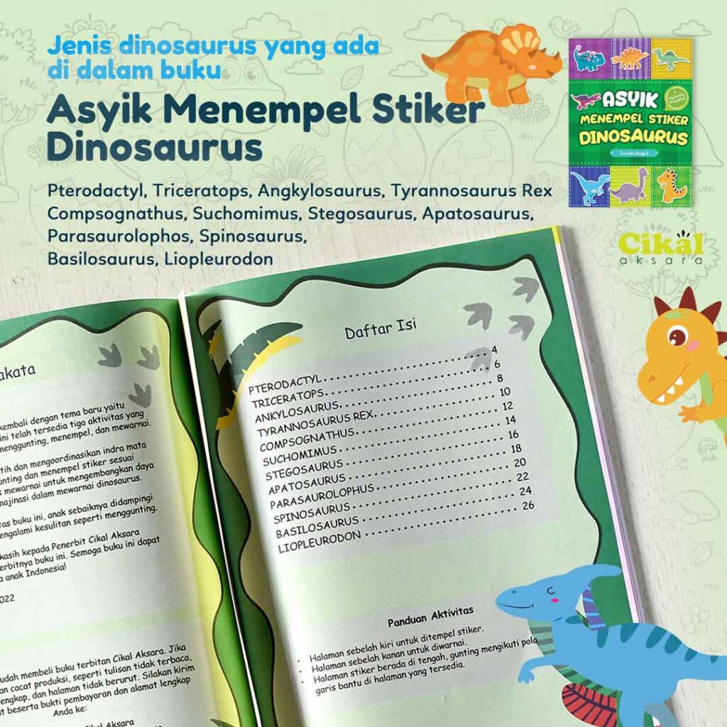 SO Stiker Dinosaurus