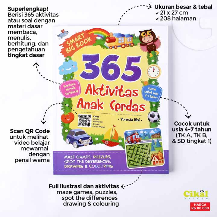 SMART BIG BOOK 365 AKTIVITAS ANAK CERDAS
