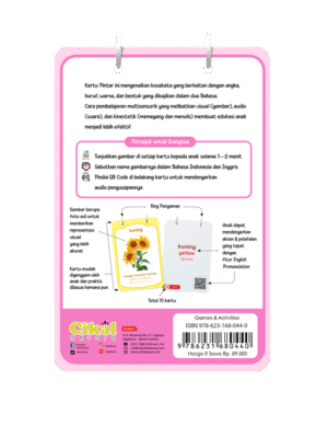 Kartu Pintar Angka Huruf Warna Bentuk