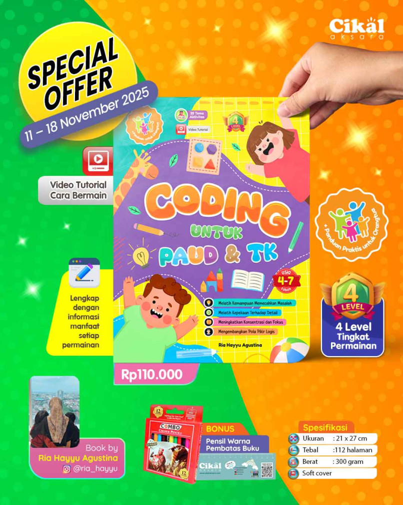 Serunya Belajar Coding untuk Anak Usia 4–7 Tahun - Cikal Aksara