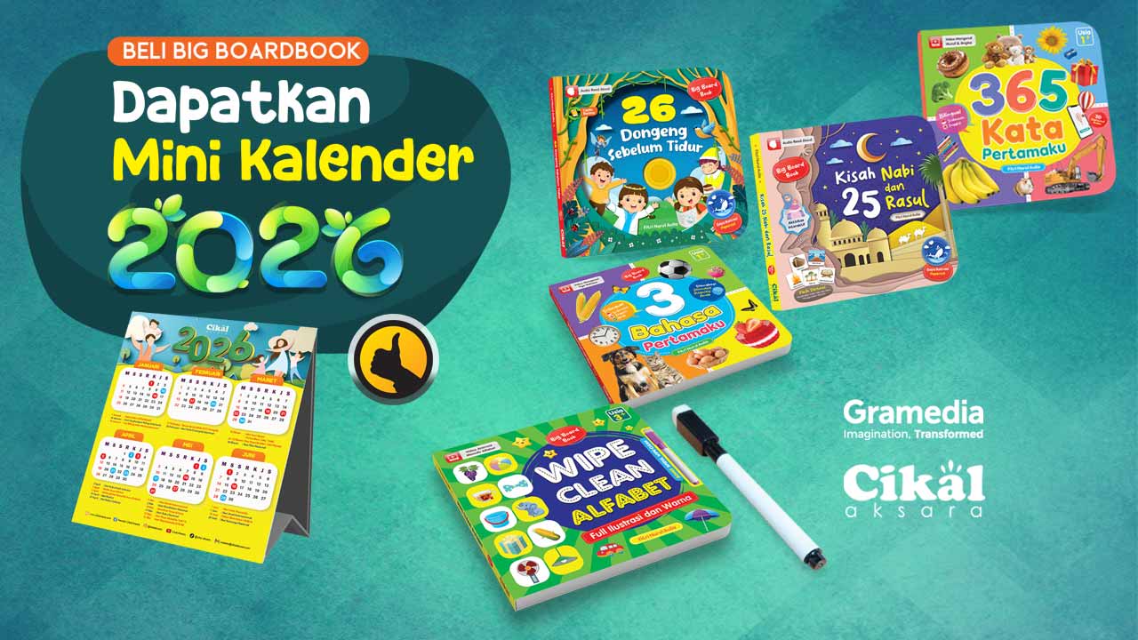 Promo Big Boardbook Mini Kalender 2026