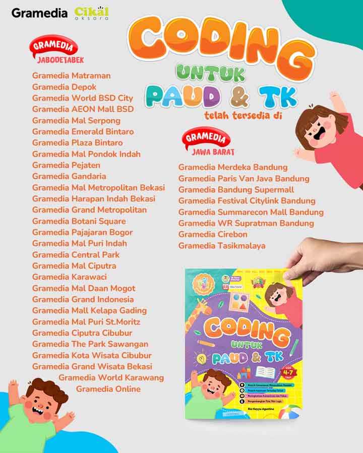 data Sebar Toko Coding Gramedia Jabodetabek