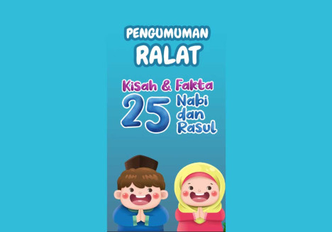 ralat buku kisah fakta 25 nabi dan rasul