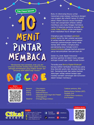 Back Cover 10 Menit Pintar Membaca